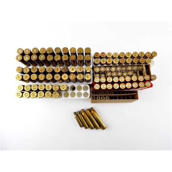 NON-PRIMED ASSORTED BRASS CASES LOT