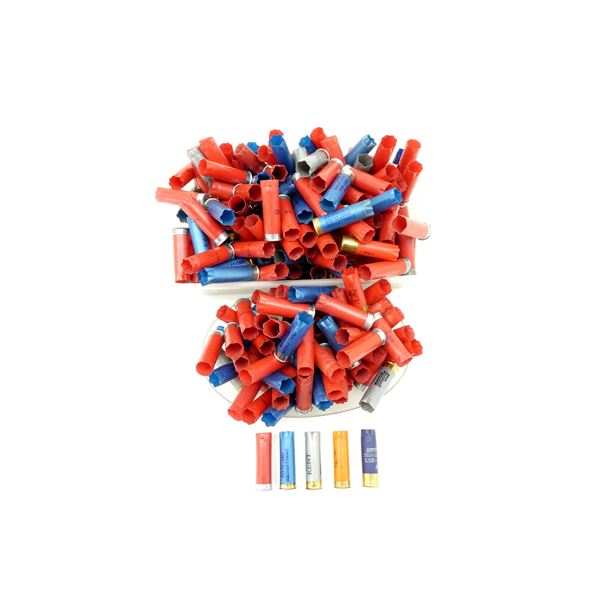 NON-PRIMED ASSORTED 12 GAUGE 2 3/4" SHOT SHELL HULLS LOT