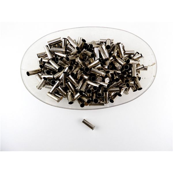 NON-PRIMED ASSORTED .38 SPL NICKEL CASES LOT