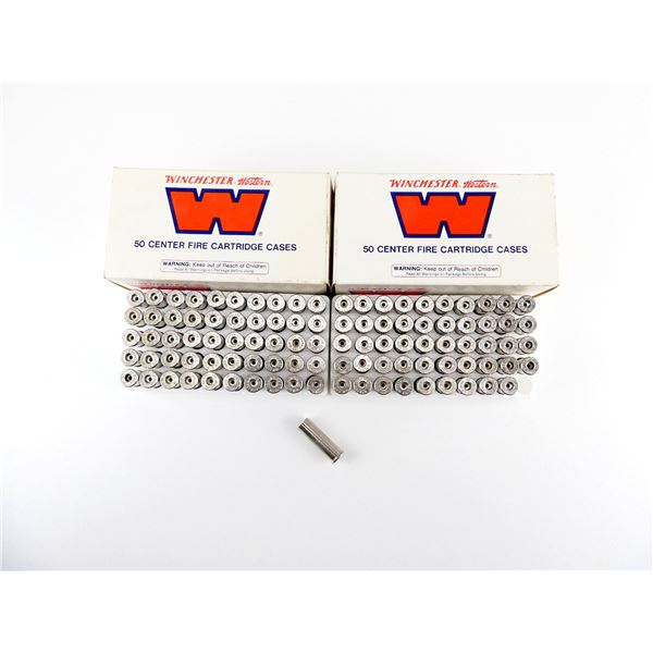 NEW NON-PRIMED WINCHESTER .357 MAGNUM NICKEL CASES LOT