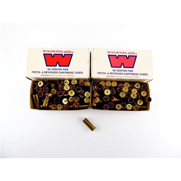 NEW NON-PRIMED WINCHESTER .44 REM MAGNUM BRASS CASES LOT