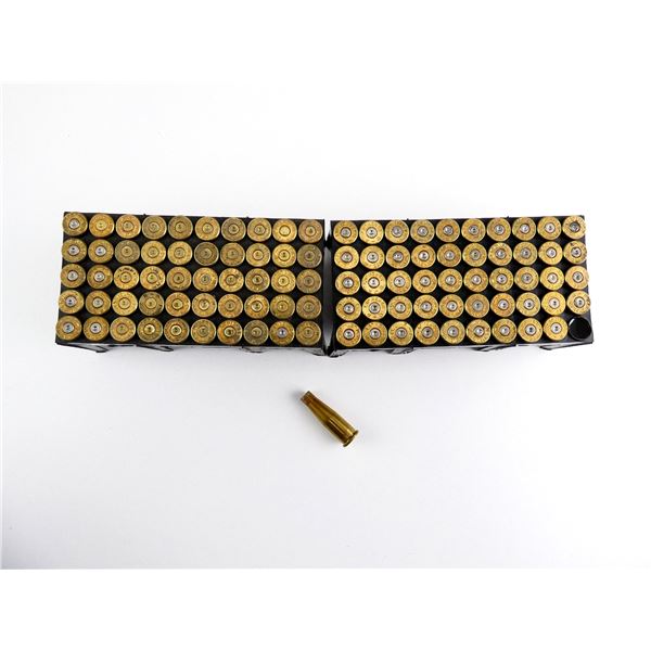 NON-PRIMED COLLECTIBLE REMINGTON .22 REM JET CF MAGNUM BRASS CASES LOT