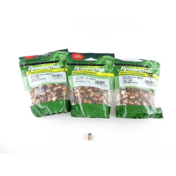 REMINGTON .357/.38 CALIBER BULLETS LOT