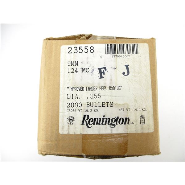 REMINGTON 9MM CALIBER BULLETS LOT
