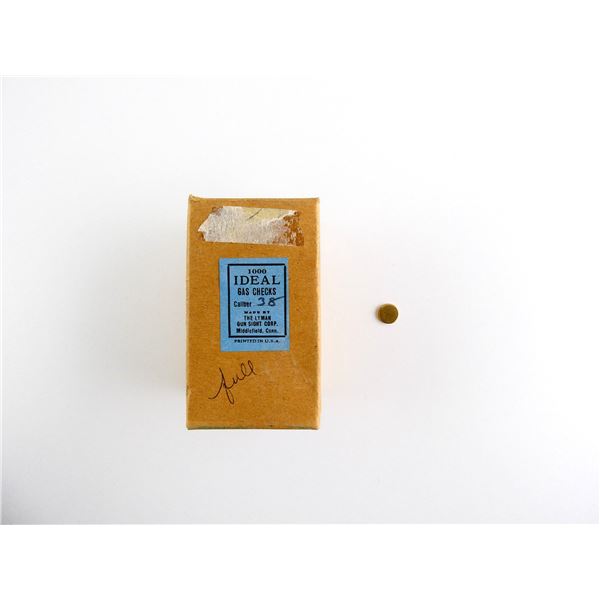IDEAL .38 CALIBER GAS CHECKS LOT