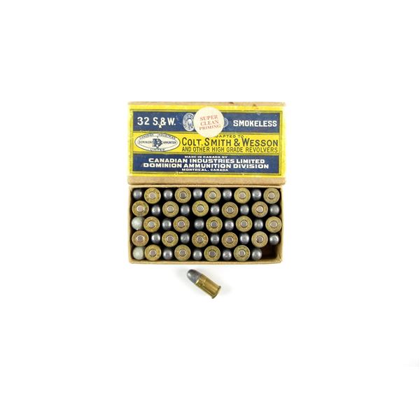COLLECTIBLE DOMINION .32 S&W AMMO LOT