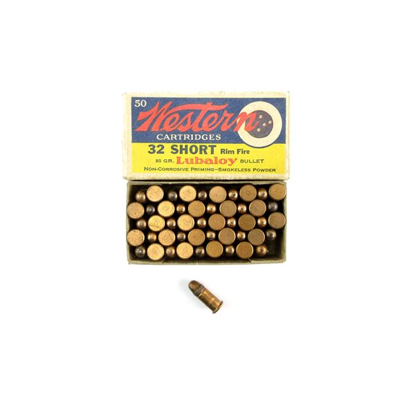 COLLECTIBLE WESTERN .32 SHORT RIM FIRE AMMO LOT