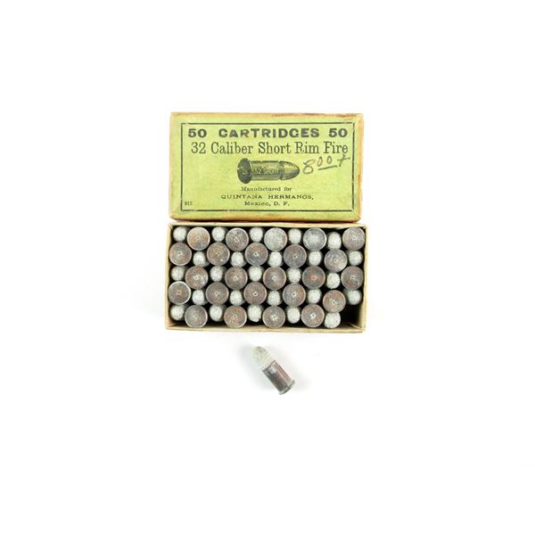 COLLECTIBLE DOMINION .32 SHORT RIM FIRE AMMO LOT