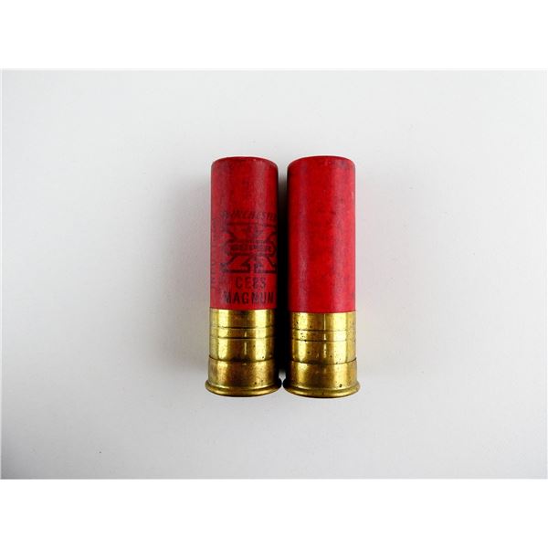 COLLECTIBLE WINCHESTER SUPER X 8 GAUGE 3" INDUSTRIAL SHOT SHELL AMMO LOT