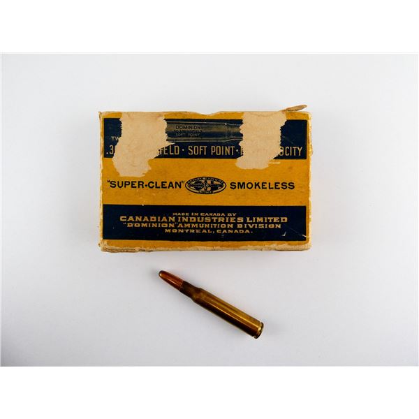 COLLECTIBLE DOMINION .30 SPRG (GOV'T 06) AMMO LOT