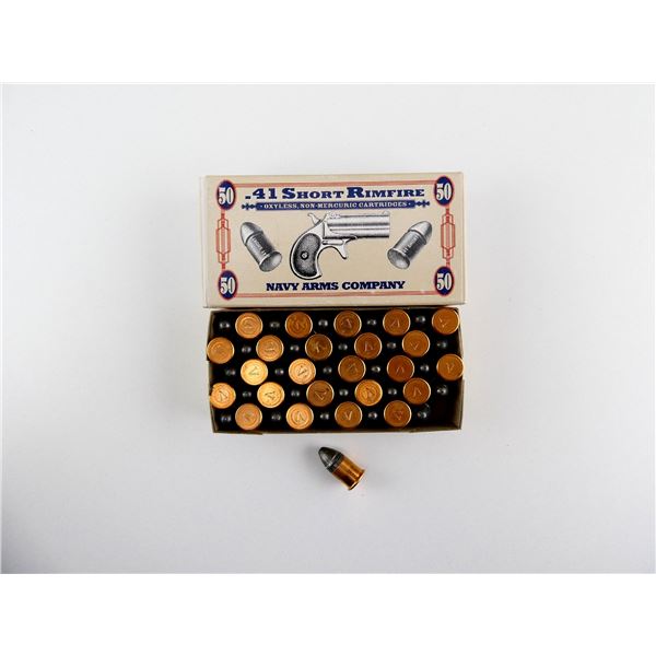 COLLECTIBLE NAVY ARMS .41 SHORT RIM FIRE AMMO LOT