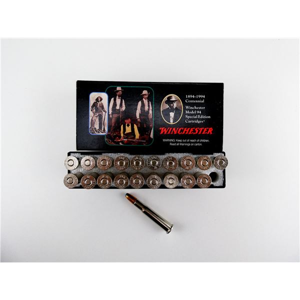 COLLECTIBLE WINCHESTER MODEL 94 SPECIAL EDITION .30-30 WIN AMMO LOT