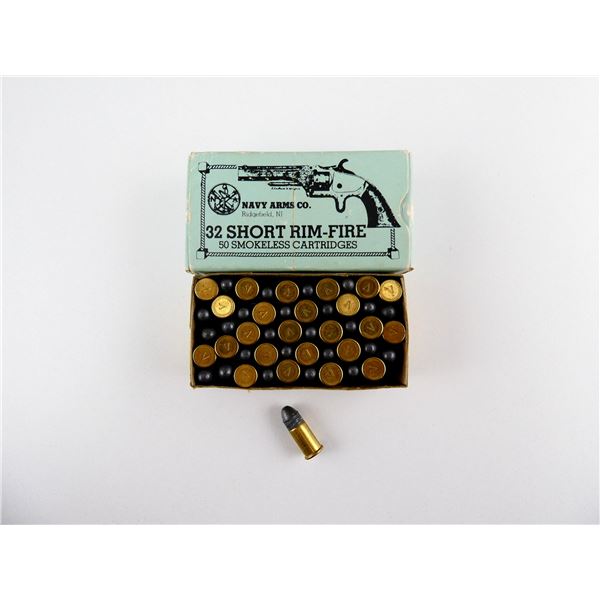 COLLECTIBLE NAVY ARMS .32 SHORT RIM FIRE AMMO LOT