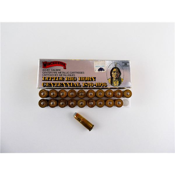 COLLECTIBLE WINCHESTER LITTLE BIG HORN CENTENNIAL 1876-1976 .44-40 WIN AMMO LOT