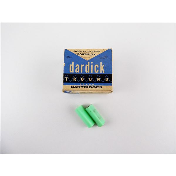 COLLECTIBLE TROUND  .38 SPECIAL FOR DARDICK GUNS AMMO AND EMPTY CASE LOT