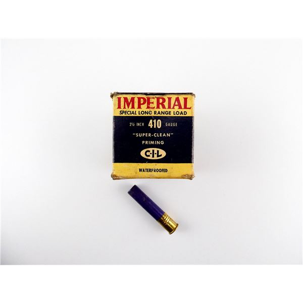 COLLECTIBLE IMPERIAL .410 GAUGE 2 1/2" SHOT SHELL AMMO LOT