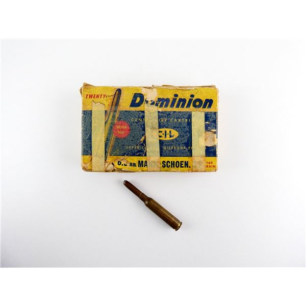 COLLECTIBLE DOMINION 6.5MM MANNLICHER SCHOENAUER AMMO LOT