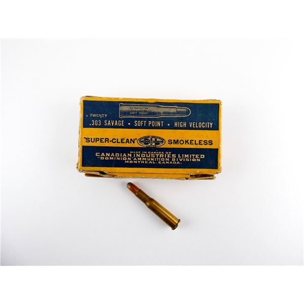 COLLECTIBLE DOMINION .303 SAV AMMO LOT