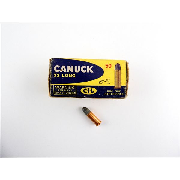 COLLECTIBLE CANUCK .32 LONG AMMO LOT