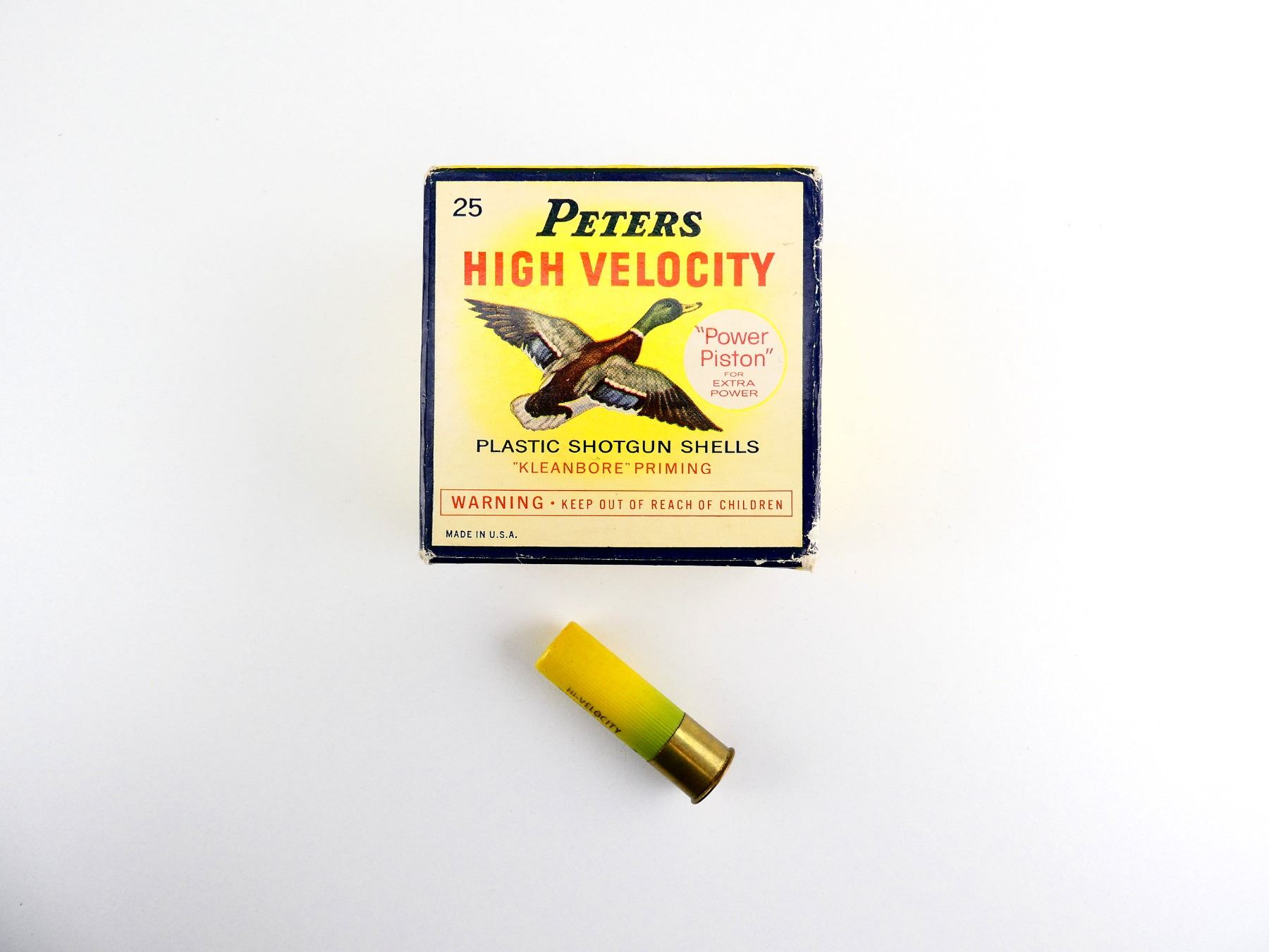 Peters Ear Shell COLLECTIBLE PETERS HIGH VELOCITY 20 GAUGE 2 3/4