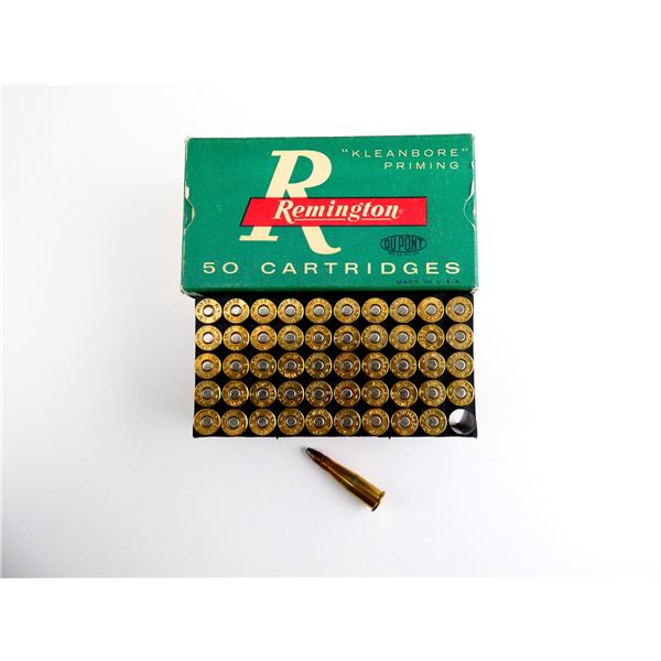COLLECTIBLE REMINGTON .22 REM JET CF MAGNUM AMMO LOT