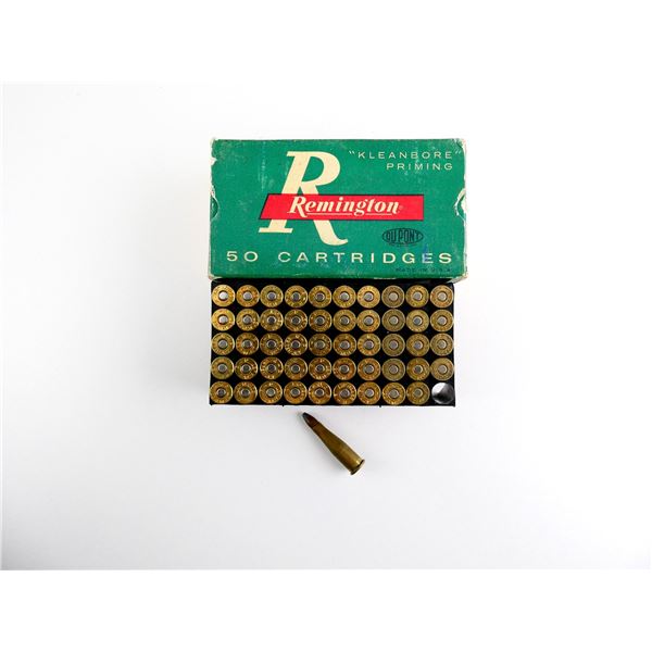 COLLECTIBLE REMINGTON .22 REM JET CF MAGNUM AMMO LOT