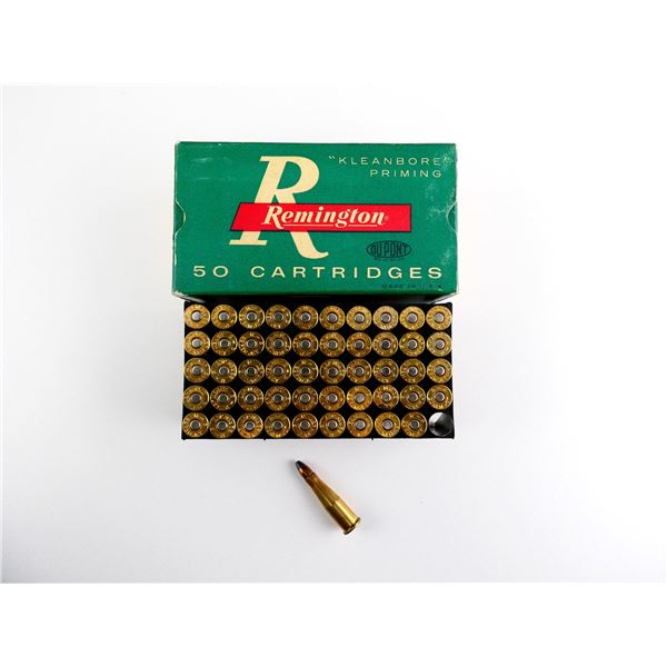 COLLECTIBLE REMINGTON .22 REM JET CF MAGNUM AMMO LOT