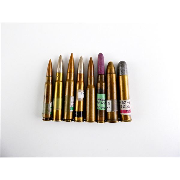 COLLECTIBLE ASSORTED MILITARY AMMO AND BLANK LOT