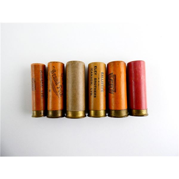 COLLECTIBLE ASSORTED ELEY 10 GAUGE / 12 GAUGE / 16 GAUGE AND 28 GAUGE 2 3/4" SHOT SHELL AMMO LOT