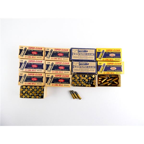 COLLECTIBLE ASSORTED CIL .22 LR AMMO LOT