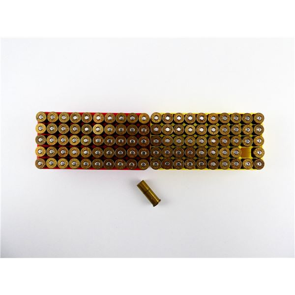 RELOADED ASSORTED .38 SPL AMMO AND NON-PRIMED BRASS CASES LOT