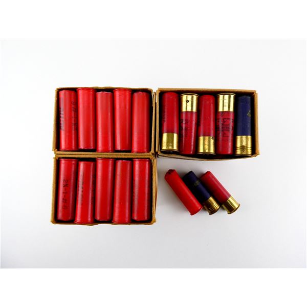 RELOADED ASSORTED 16 GAUGE 2 3/4" SHOT SHELL AMMO LOT