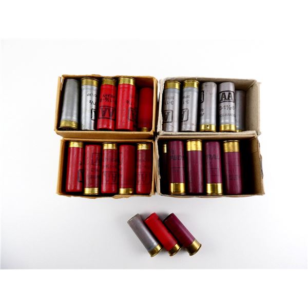 RELOADED ASSORTED 12 GAUGE 2 3/4" SHOT SHELL AMMO LOT