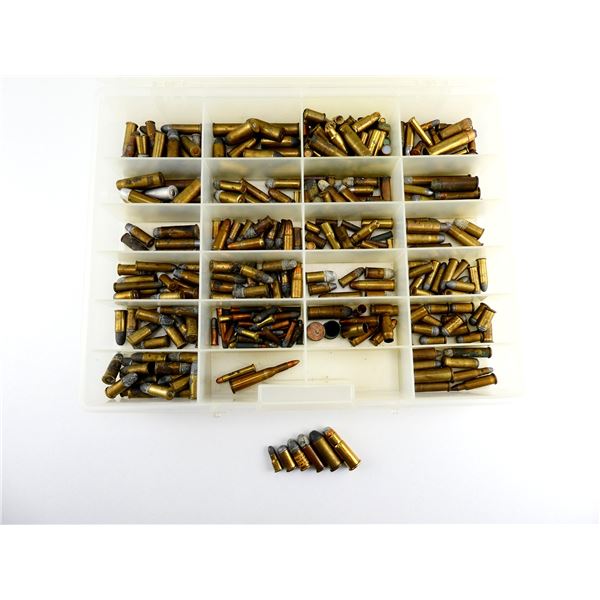 RELOADED ASSORTED AMMO / PRIMED CASES / NON-PRIMED CASES AND BLANKS LOT
