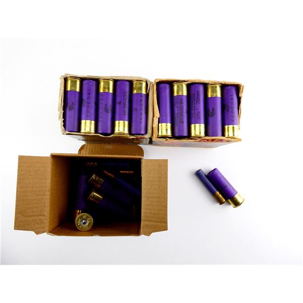 RELOADED ASSORTED .410 2 1/2" SHOT SHELL AND 16 GAUGE 2 3/4" SHOT SHELL AMMO LOT