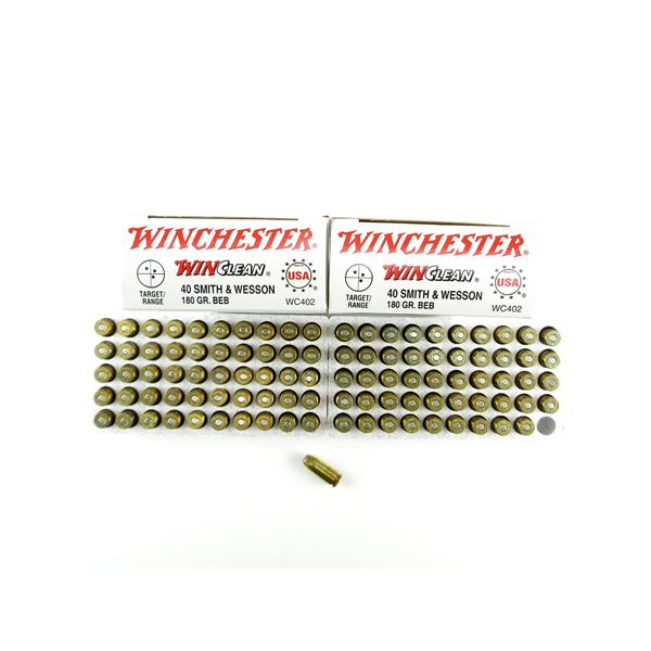 WINCHESTER .40 SMITH & WESSON AMMO LOT