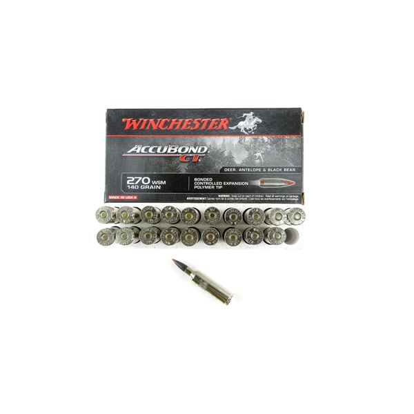 WINCHESTER .270 WSM AMMO LOT