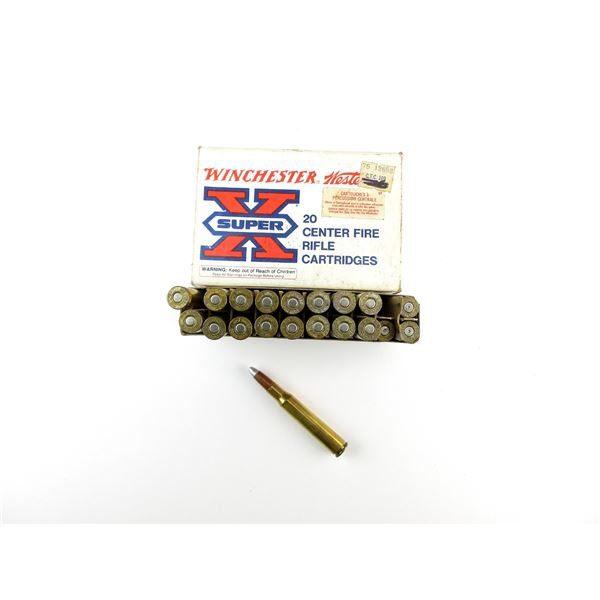 WINCHESTER .30-06 SPRG AMMO AND NON-PRIMED BRASS CASES LOT