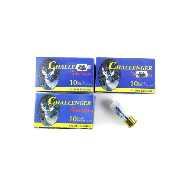 CHALLENGER 12 GAUGE 2 3/4" MAGNUM SHOT SHELL AMMO LOT