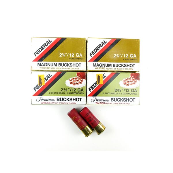 FEDERAL 12 GAUGE 2 3/4" MAGNUM SHOT SHELL AMMO LOT