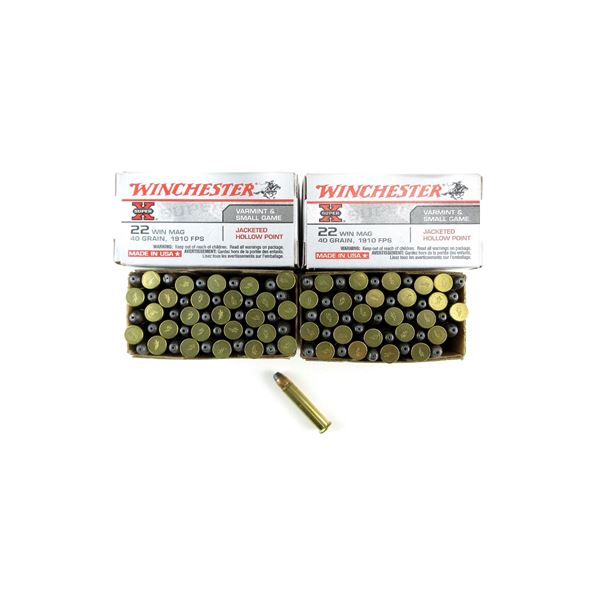 WINCHESTER .22 WIN MAG AMMO LOT