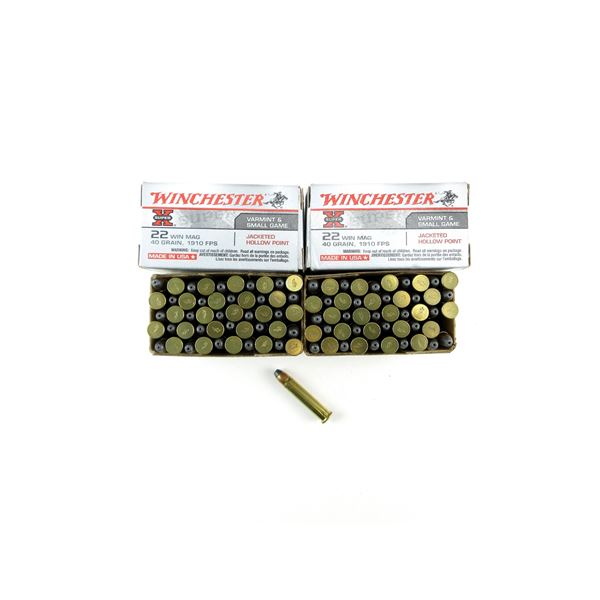 WINCHESTER .22 WIN MAG AMMO LOT