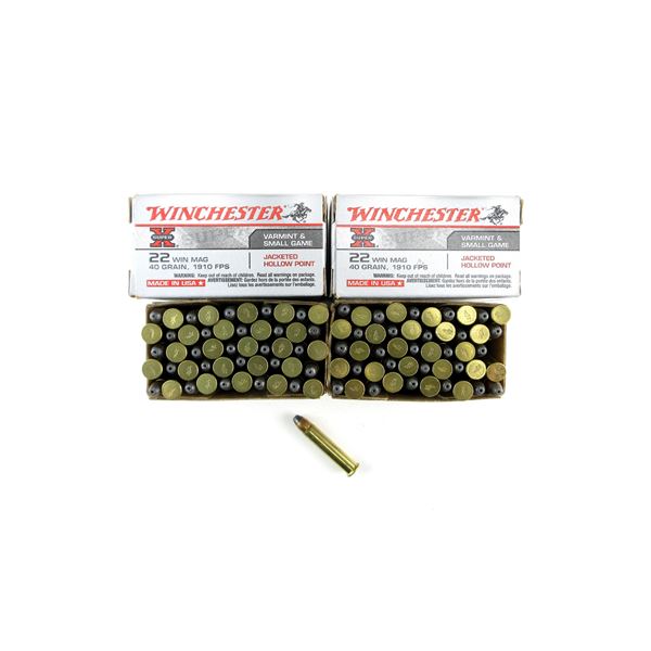WINCHESTER .22 WIN MAG AMMO LOT
