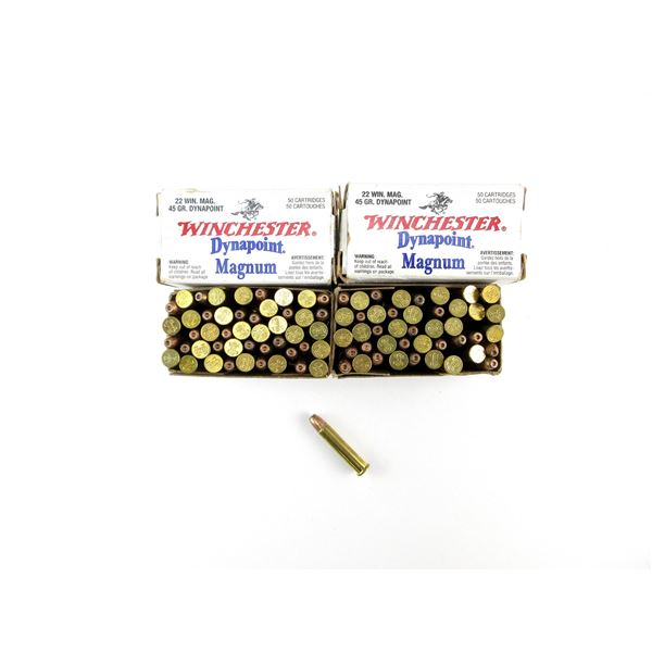 WINCHESTER .22 WIN MAG AMMO LOT