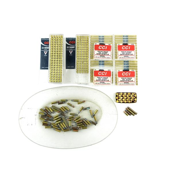 ASSORTED .22 SHORT / .22 LR AND .22 WIN MAG AMMO LOT