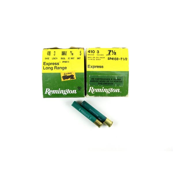 ASSORTED REMINGTON .410 GAUGE 3" SHOT SHELL AMMO LOT