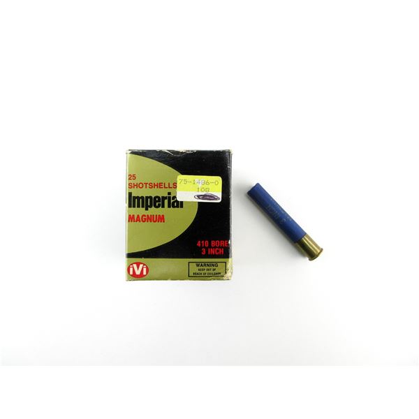 IMPERIAL .410 GAUGE 3" MAGNUM SHOT SHELL AMMO LOT