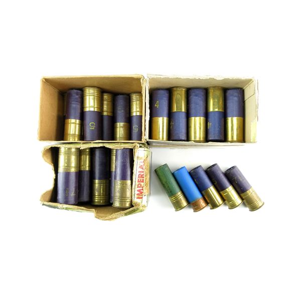 ASSORTED IMPERIAL AND REMINGTON 12 GAUGE 2 3/4" SHOT SHELL AMMO LOT