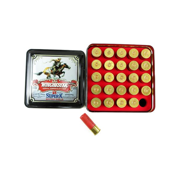 WINCHESTER 125 ANNIVERSARY HIGH BRASS 12 GAUGE 2 3/4" SHOT SHELL AMMO LOT