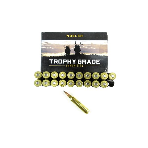 NOSLER TROPHY GRADE .30 NOSLER AMMO LOT